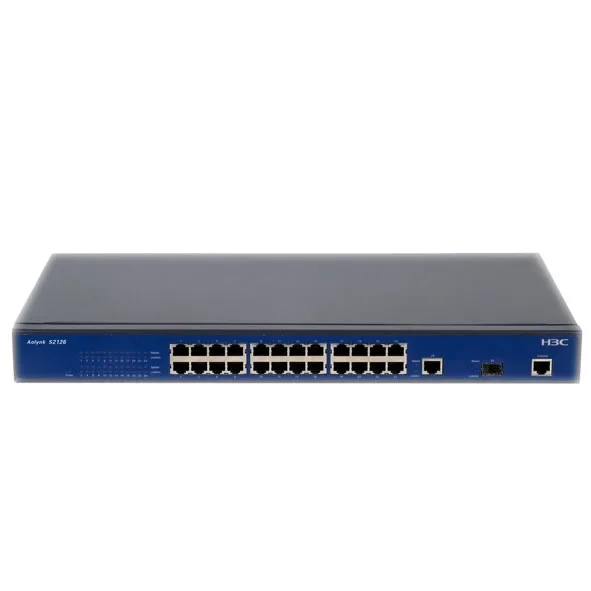 

Двухслойный управляемый переключатель S2126 H3C SOHO Series 24-port 100M VLAN