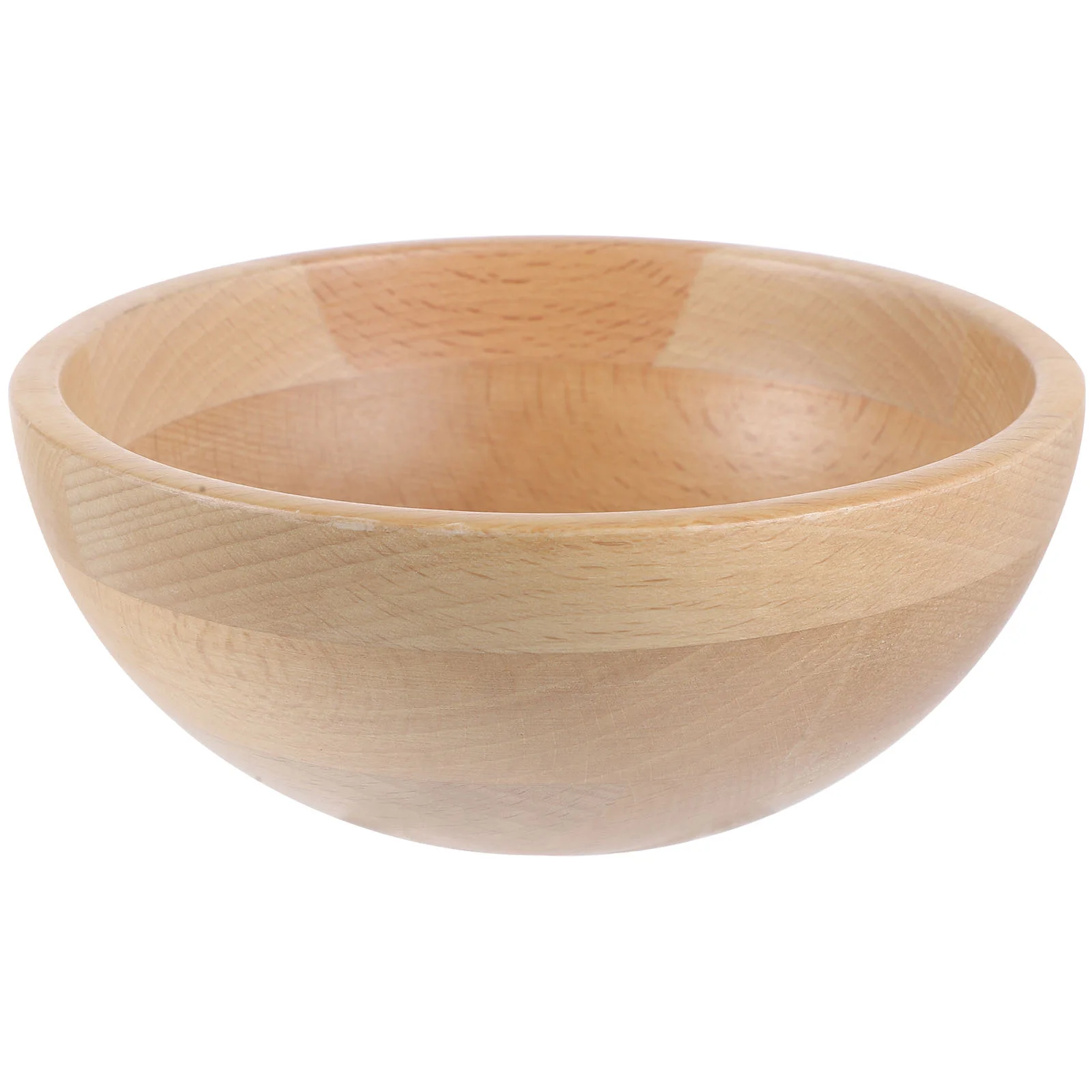 

Wooden Salad Bowl Serving Bowl Round Wood Fruit Bowl Mixing Bowl Pasta Dessert Cereal Snack Bowl