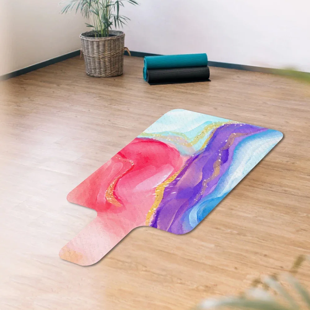 Pilates Suede Rubber Yoga Mat Non-Slip Pilates Reformer Cover Portable Reformer Machine Towel for Balance Training