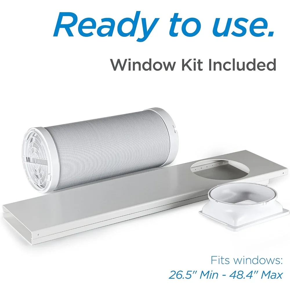 Air Conditioner, 14,000 BTU Air Conditioner Portable for Room and Heater up to 700 Sq. Ft. with Remote Control, White 5