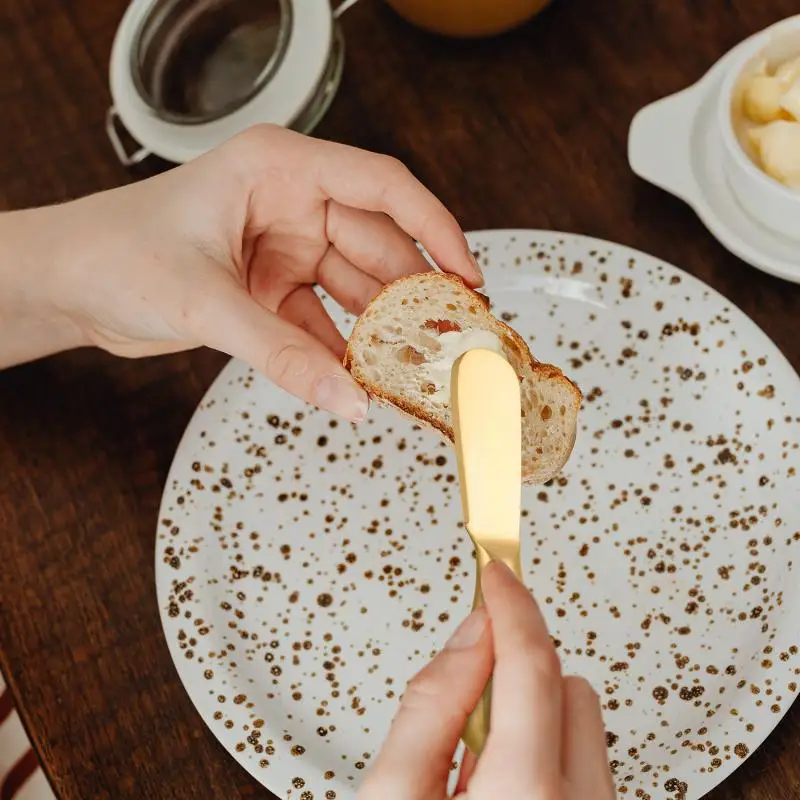 Stainless steel butter spatula set Household baking tools Suitable for spreading jam cheese butter pizza cake dessert