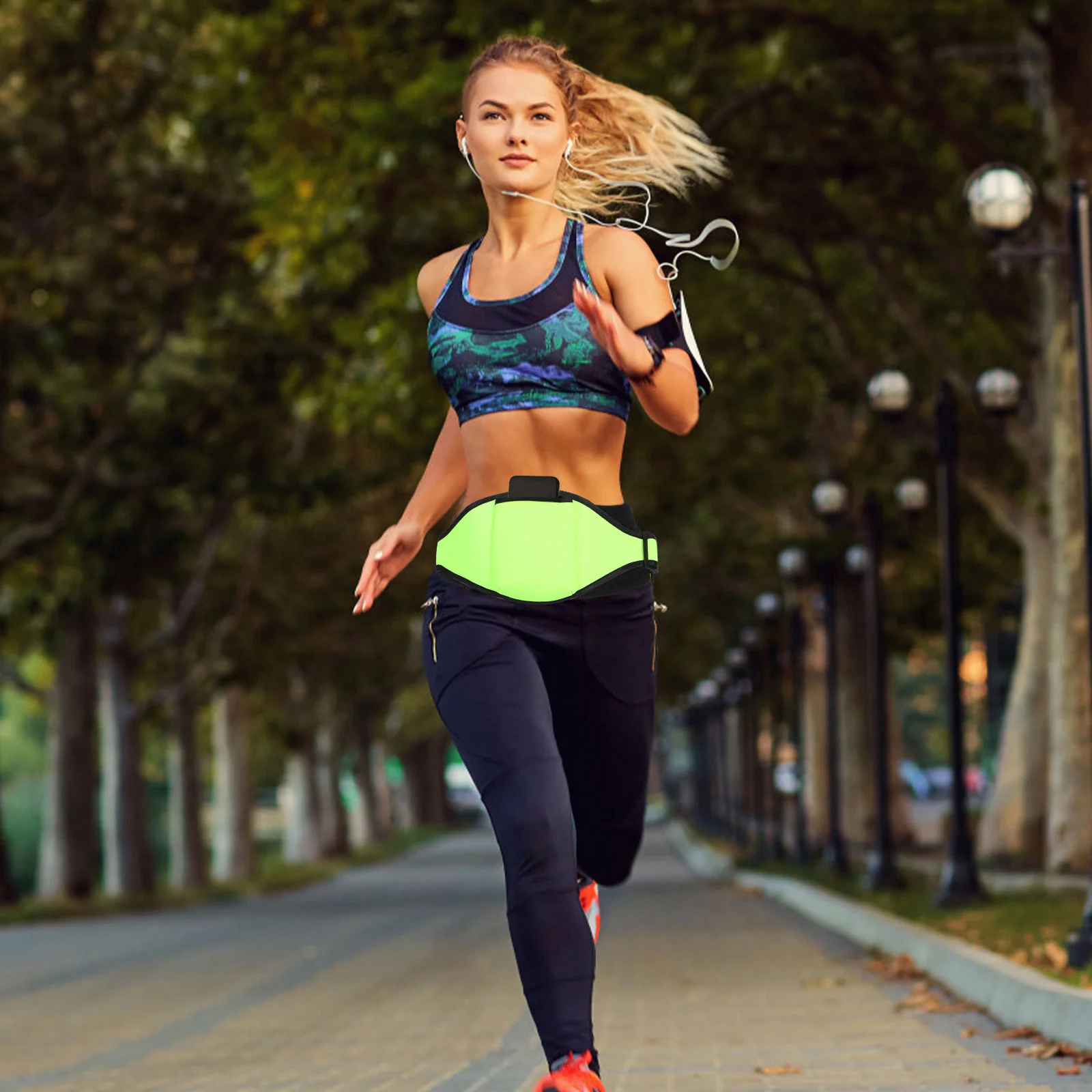 폴리 에스터 피트니스 마이크 스토리지 홀더 조정 가능한 마이크 벨트 가방 체육관 마이크 포켓 마이크 액세서리에 대한 스포츠 허리 가방