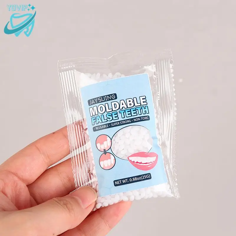 Resin 25g Temporary Tooth Repair Kit Teeth And Gaps False Teeth Solid Glue Denture Adhesive Teeth Whitening Tooth Beauty