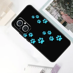 Pet Paw Print Design Phone Case - Stylish Protective Cover for OPPO Reno8 T 4G (GG8010)