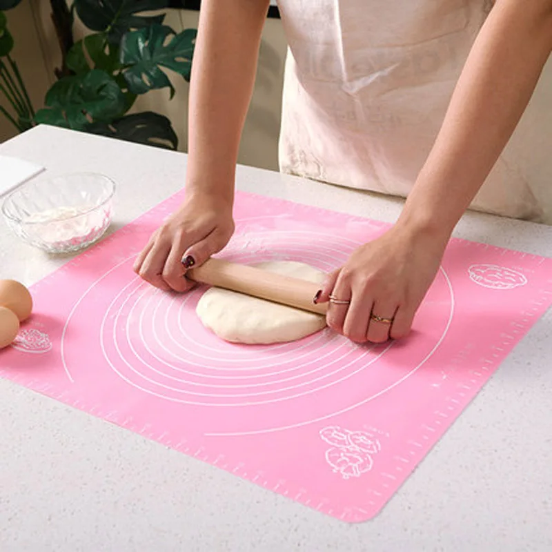 Silicone Pastry Mat for Baking, Baking Mat for Rolling Dough Non