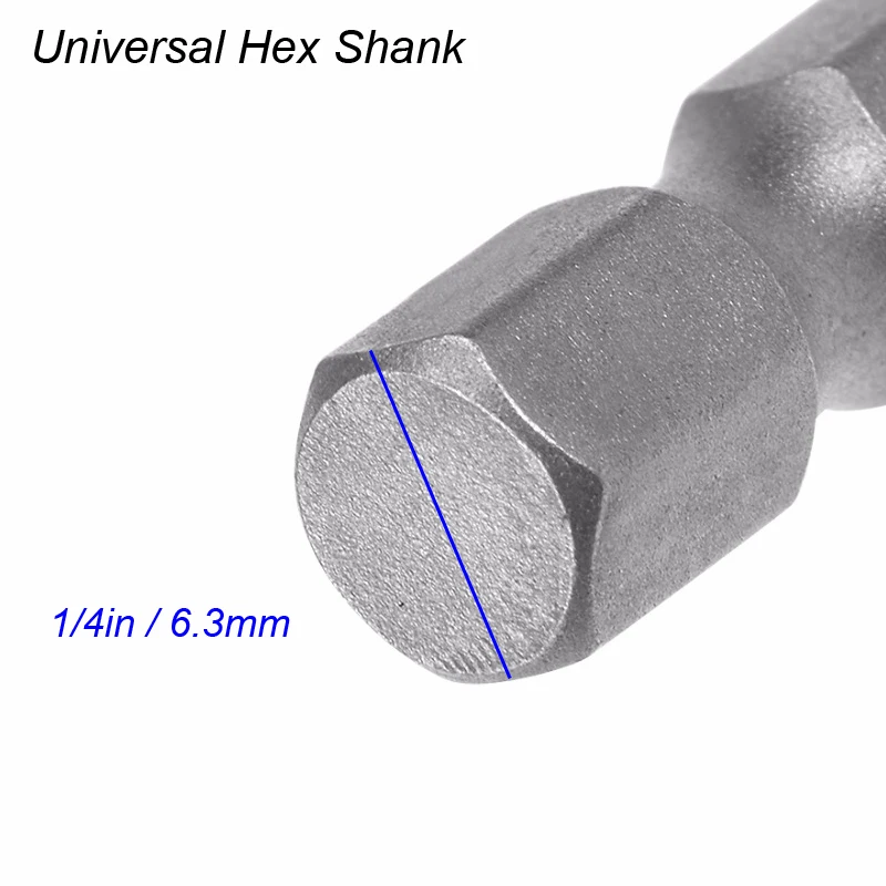 Torx Screwdriver Flat Head Tamper Proof Security Drill Bit Set for Electric Drill Magnetic Extension Adapter Star Hex Spline Bit 3