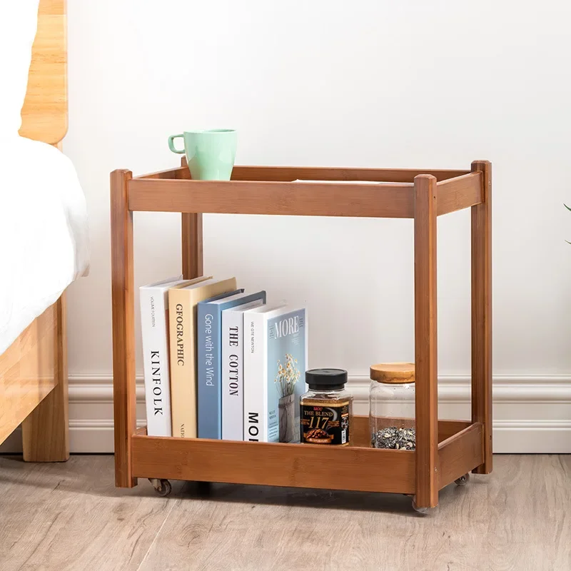 Small Table Side Table Living Room Sofa Side Cabinet Movable Coffee Table Bedside Side Cabinet Supporter Home Tea Simple