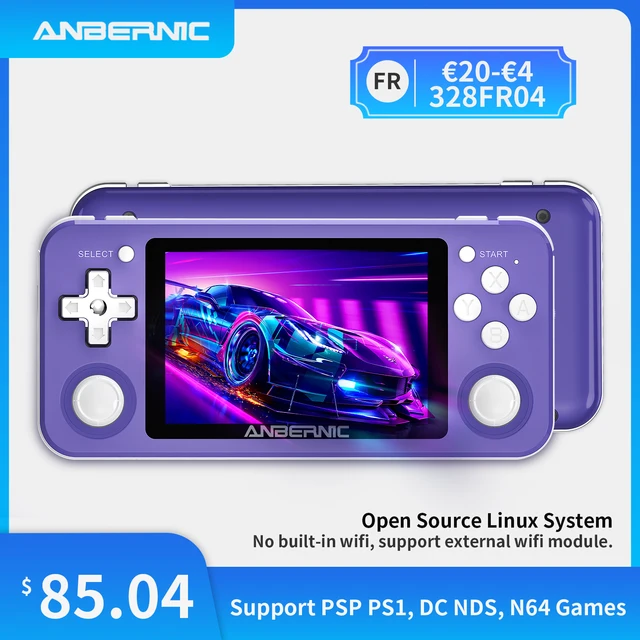 ANBERNIC RG351M RG351P Retro Video Game Console Aluminum Alloy Shell 2500 Game Portable Console RG351 Handheld Game Player 1