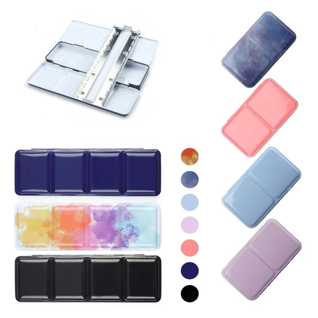 Children's Mini 6-grid Colors Box Portable Watercolor Palette Travel  Painting Sketch Moisturizing Box Paint Box Art Supplies - AliExpress