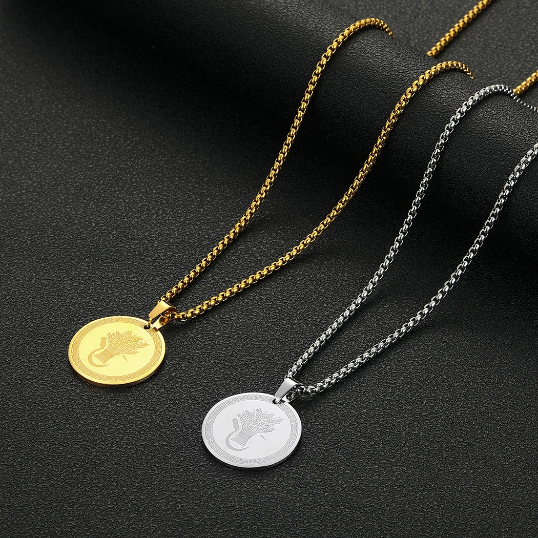 Ancient Greek Myth Symbols of the Goddess Demeter Pendant Necklace