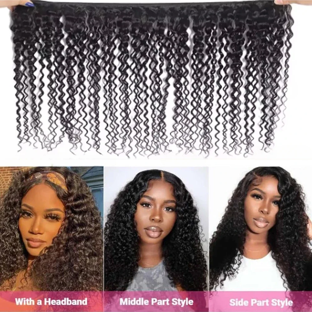 Mongolian Curl Hair Bundles Brazilian Human Hair Weave Bundles Deal Nature Color Pixie Curl Humain Extensions