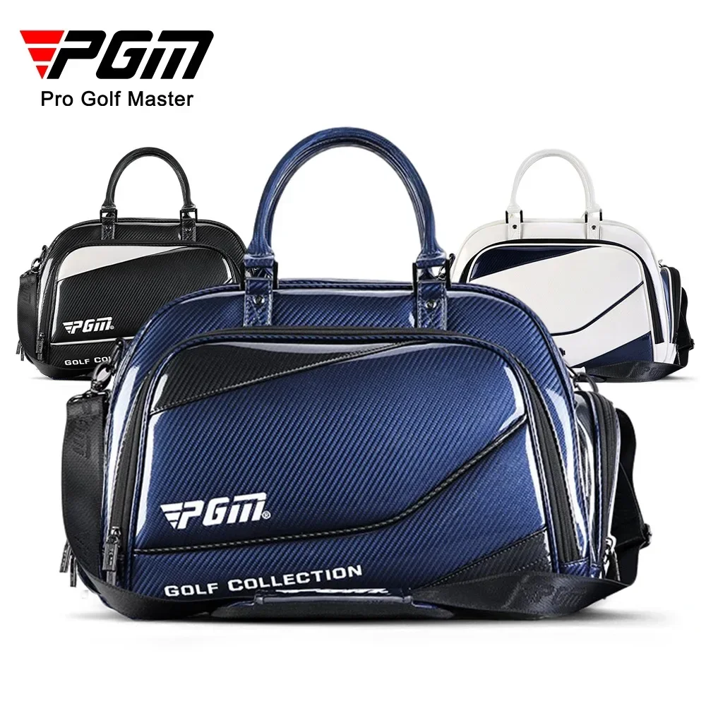 pgm-golf-clothing-bags-men-universal-fashion-waterproof-nylon-ball-bag-large-capacity-independent-shoes-bag-ywb036-new