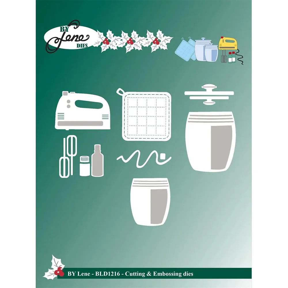 Festive Mailbox Metal Cutting Dies for DIY Holiday Scrapbooking and Decorative Paper Crafting