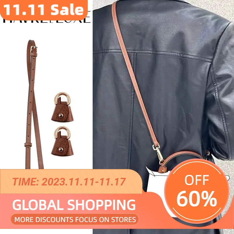 HAVREDELUXEBagStrapForLongchampMiniBagFreePunchingModification