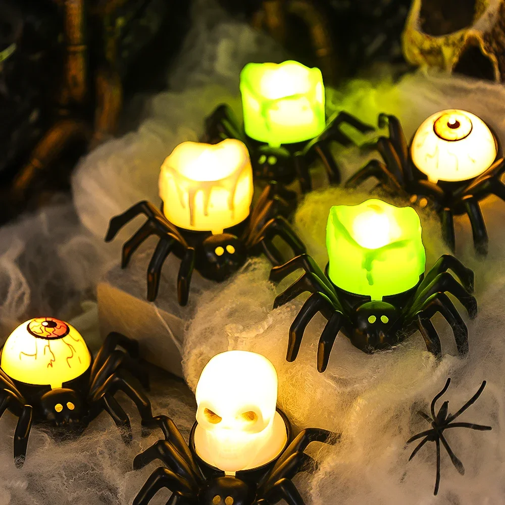 Royelux Halloween LED Spider Lamp Decoration