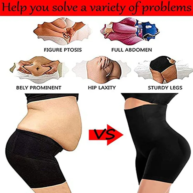 Shapewear Shorts for Women Thigh Slimmer Slip Shorts Under Dress High Waist Compression Tummy Control Panties Body Shaper Party