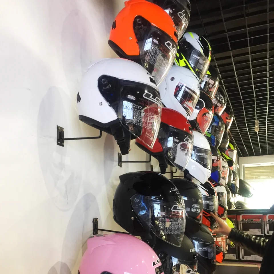 Supporto Da Parete In Legno Per Casco E Giacca, Porta Attrezzi Multiuso Con Ganci, 36kg Di Portata, Marrone