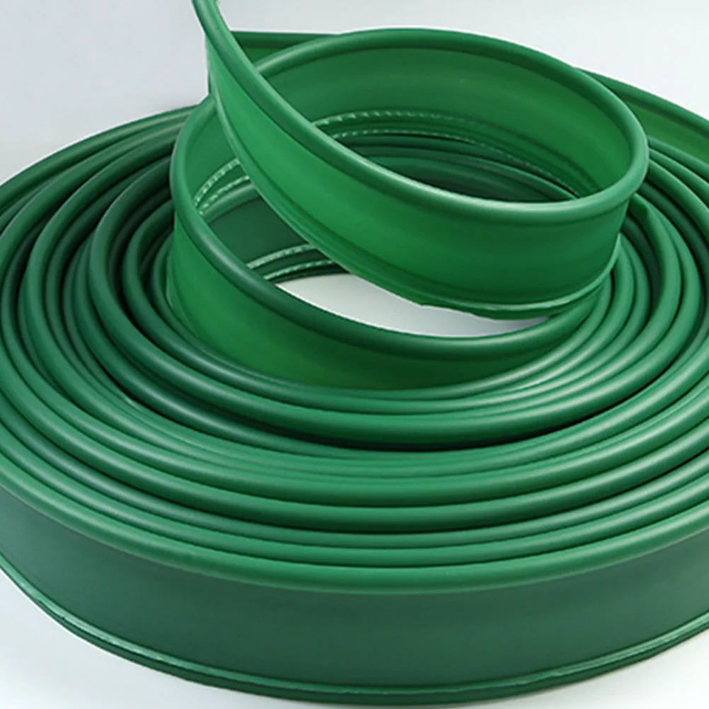 

1roll Green Belt Lawn Splitter Plastic Grass Edging Fence Belt Outside Barrier Strip Isolation Path Barrier multiuse garden tool