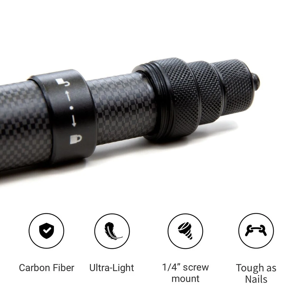 3M Carbon Fiber Selfie Stick for Insta360 X3 / ONE X2 / RS Aluminum Alloy Selfie Stick for GoPro Hero 11 10 9 8 DJI OSMO Action 2