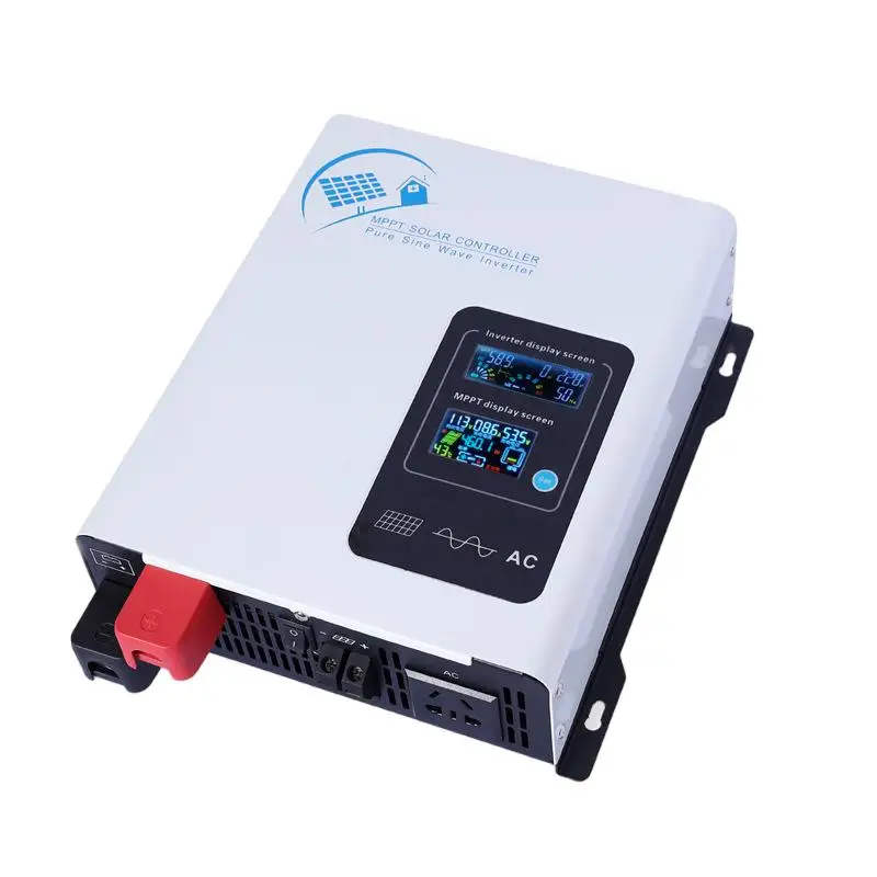 파워 인버터 1500W 2500W 12V 24V 48V MPPT 하이브리드 오프그리드 순수 정현파 30A 60A 220V 230V 50/60Hz 태양광 인버터 충전기
