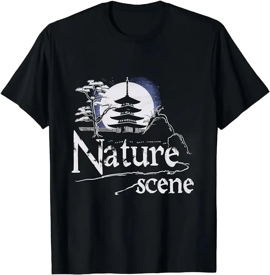

Japanese Nature Scene Art Bonsai Tree Otaku T-Shirt