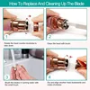 2 in 1 Rechargeable Electric Eyebrow Trimmer Lady Shaver Women Epilator Facial Hair Remover Pen Size Female Hair Shaving Razor 5