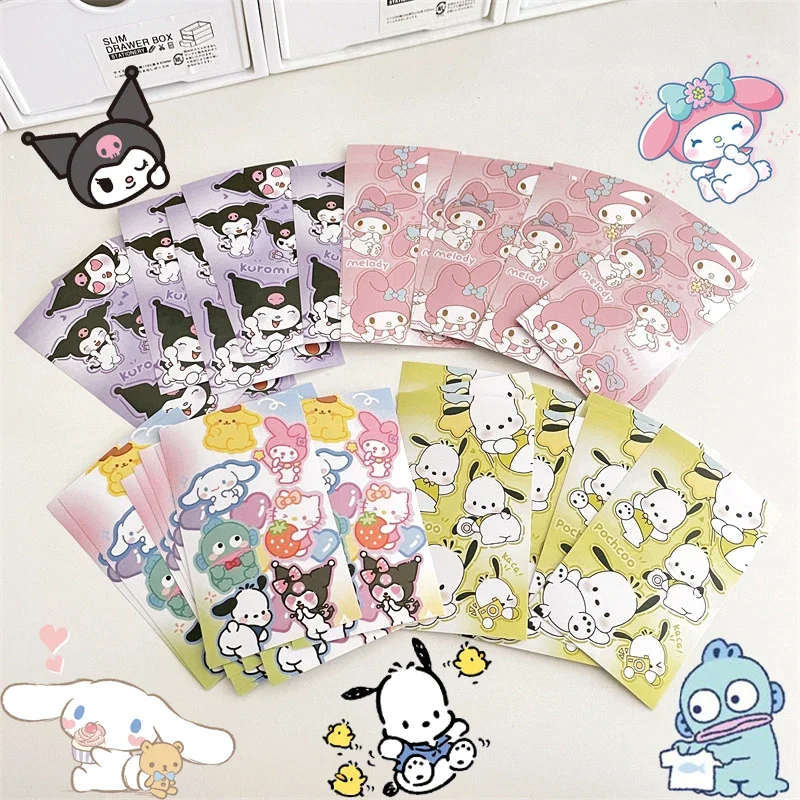 

20 шт. Sanrios Cinnamoroll почтовые наклейки Hangyodon Mymelody ins спасибо фотоэтикетки наклейки для выпечки
