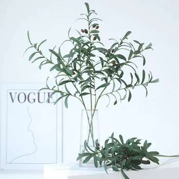 Artificial Olive Leaf Branch Stems 1