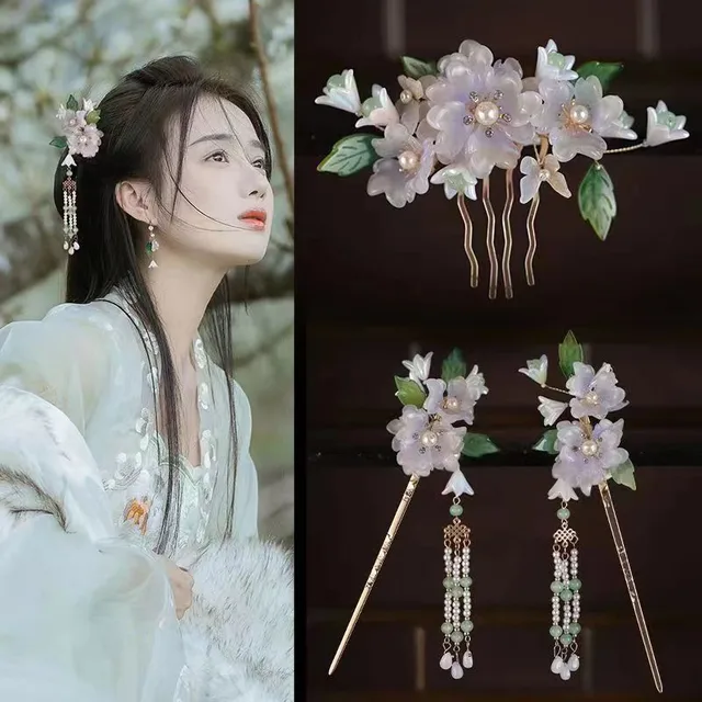 Set Di 15 Forcine Per Capelli Da Sposa Con Perle E Fiori - Accessori Per Acconciature Eleganti | Oro E Argento - Foto 4