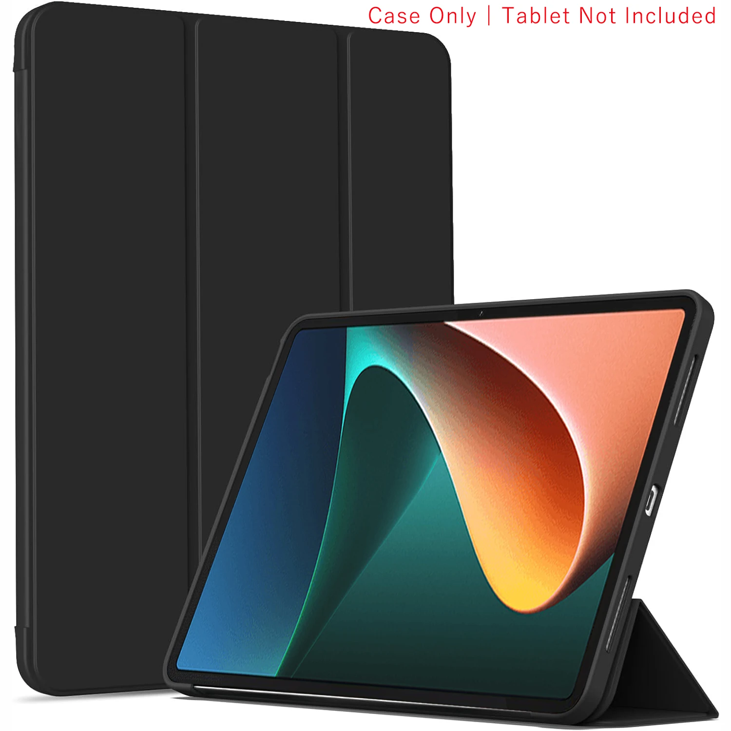 Premium Tri-fold Magnetic Stand PU Leather Protective Tablet Case with Auto Sleep/Wake Function