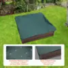 HDPE Sand Pit with 4 Corner Seating and Bottom Liner, Kids Sandbox for Outdoor Backyard, Beach, 
Park, Sandbox with Cover, 5