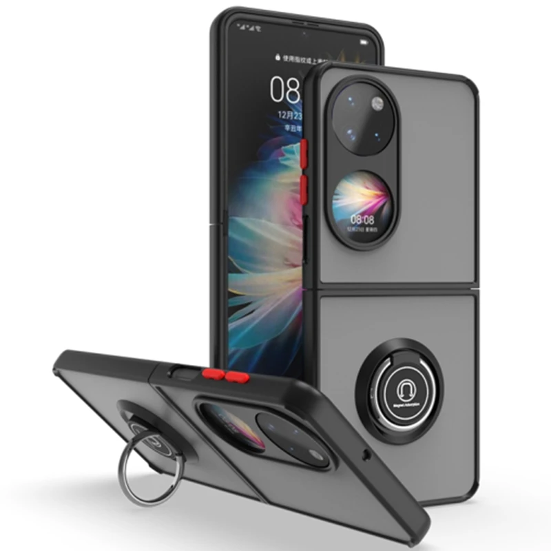 

Чехол для Huawei P50, карманный ударопрочный чехол для камеры, чехол для телефона Huawei P50, Карманный чехол BAL-L49 6,75 с магнитным кольцом и подставкой, армированный чехол
