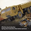 JJRC Q60 Q75 Off-Road Climbing Remote Control Vehicle 1:16 Simulation THAAD Six Wheel Military Truck Model Children's Toy Gift 5