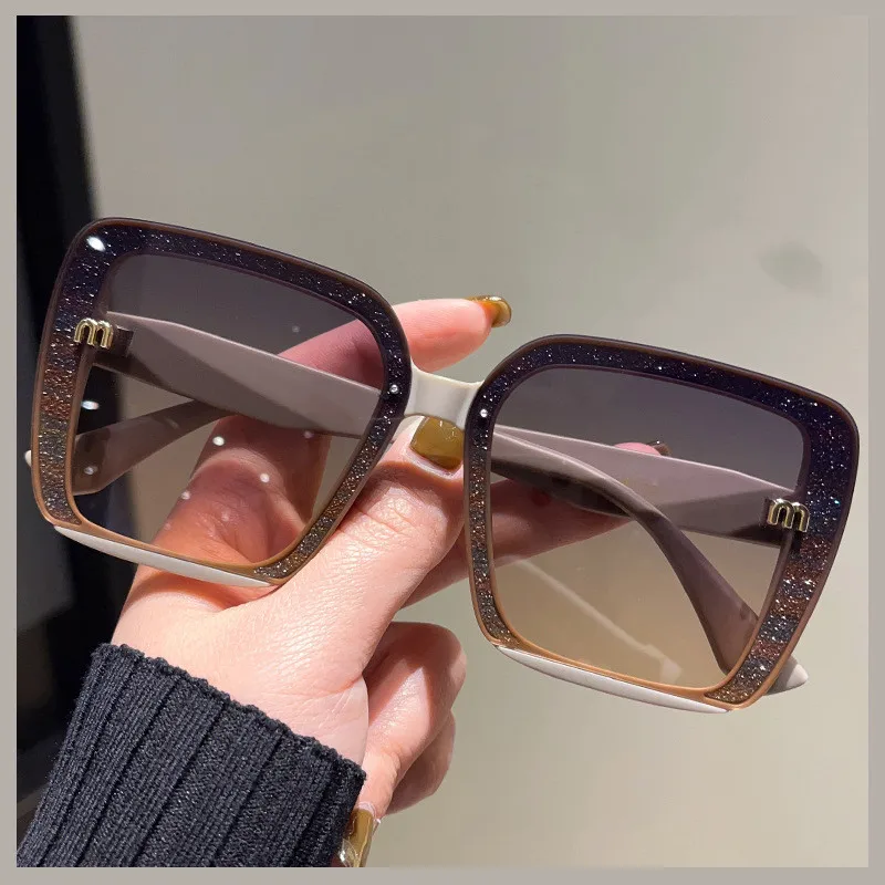 Wholesale Luxury Brand Fashion Square Women Rimless Oversized Sunglasses  Newest 2022 Eyewear Hight Quality Men Wholesale Glasses From m.