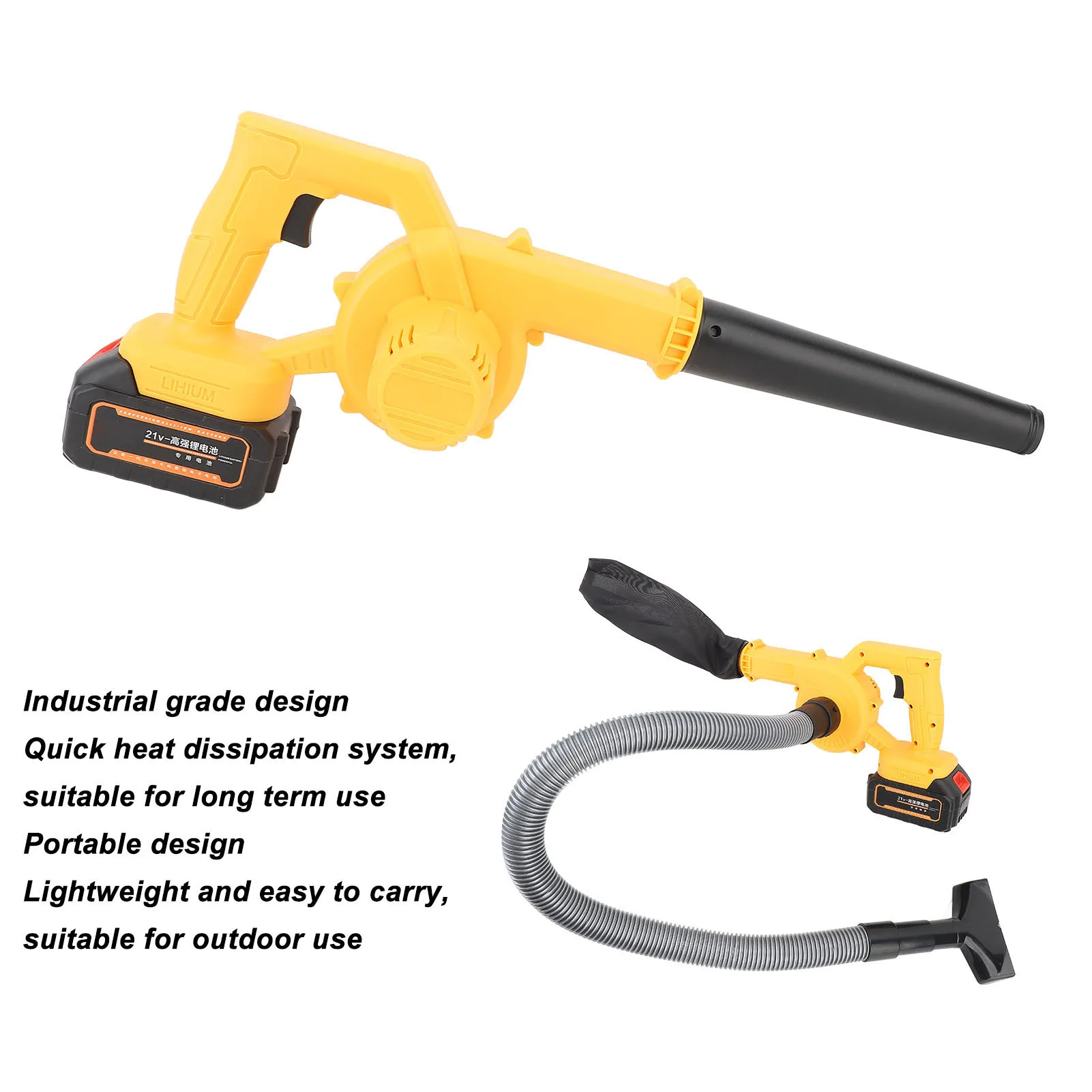 Electric Leaf Blower and Vacuum Cordless Portable Industrial Blower Vacuum Cleaner Leaf Vacuum Electric Leaf Blower and Vacuum 5