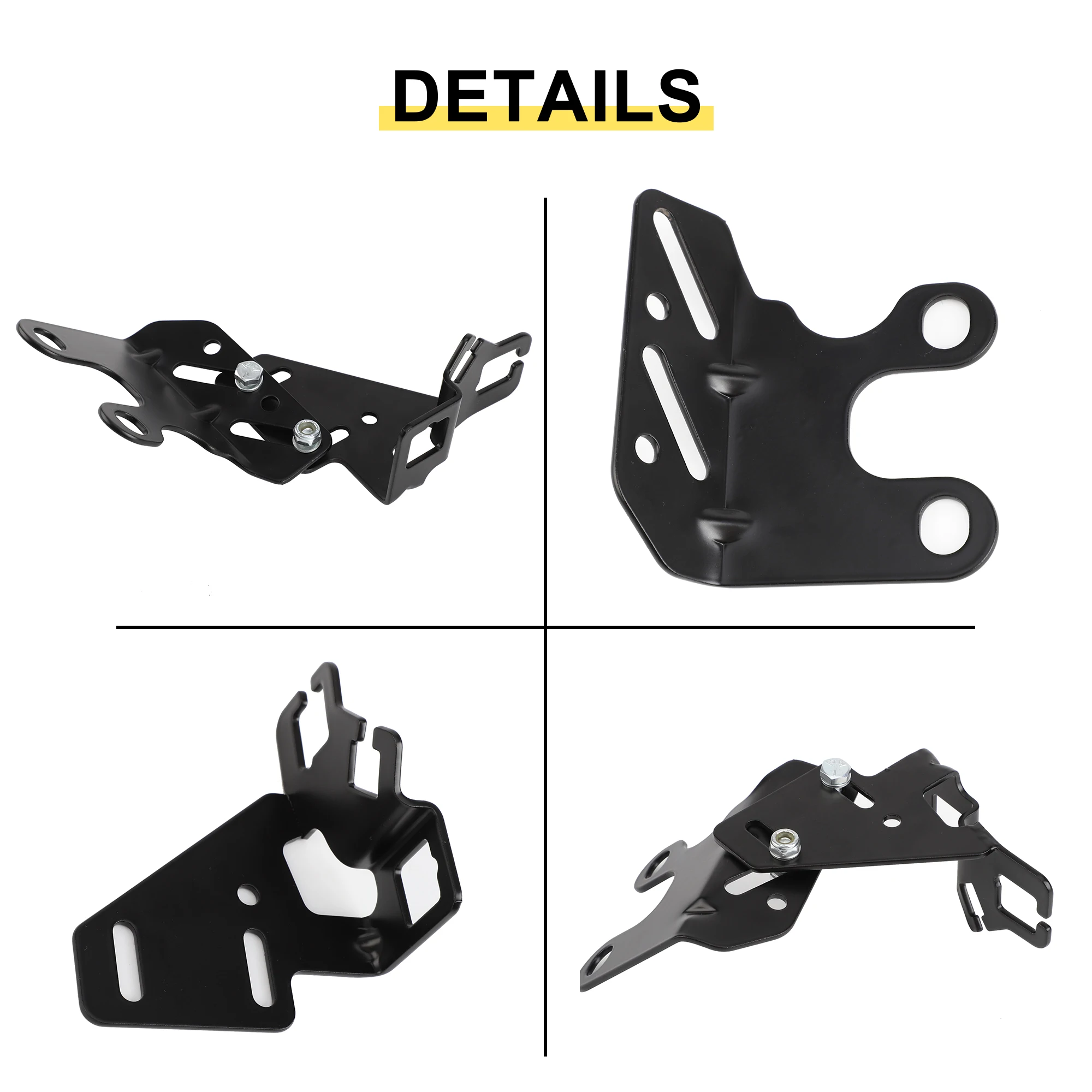 CNSPEED Throttle Cable Bracket 8031 Fit For 265-400 SBC 396-454 BBC Small Block Big Block Chevy Black Throttle Trans Cruise