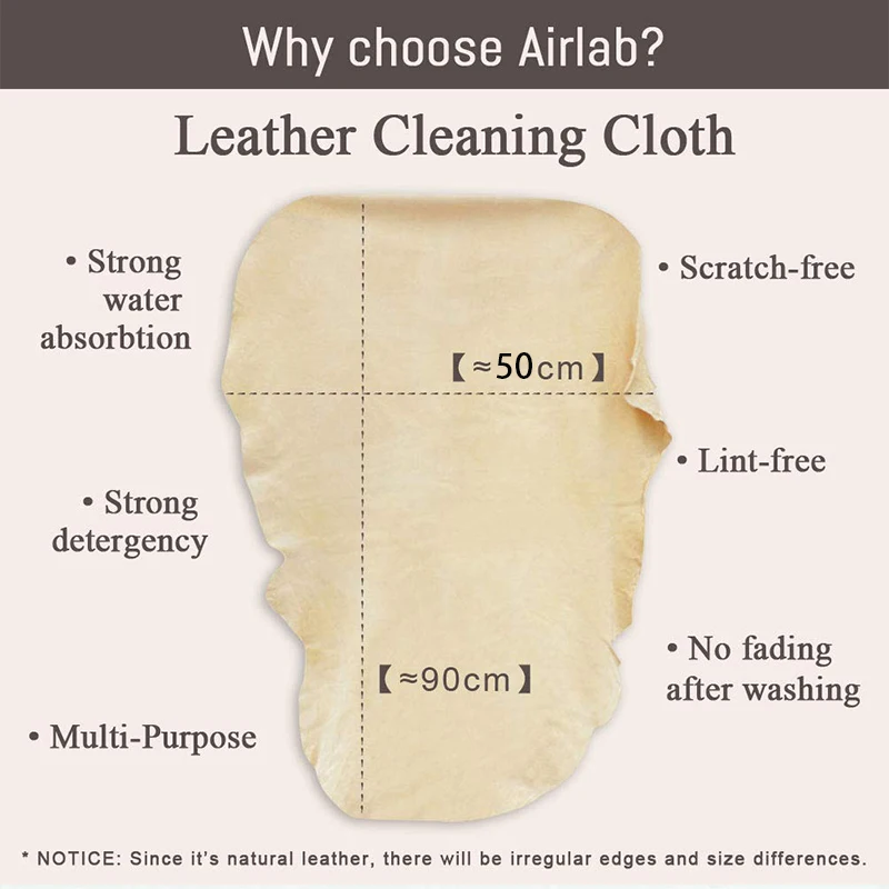 Oversized Deerskin Suede Car Towel for Car Wash Glass Cleaning