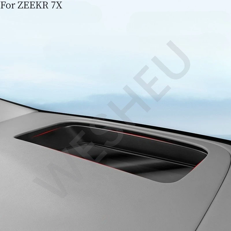 ZEEKR 7X 스페셜 HUD 헤드업 디스플레이 보호 커버 프레임 블랙 테크 안티스크래치 자동차 내부 개조 액세서리