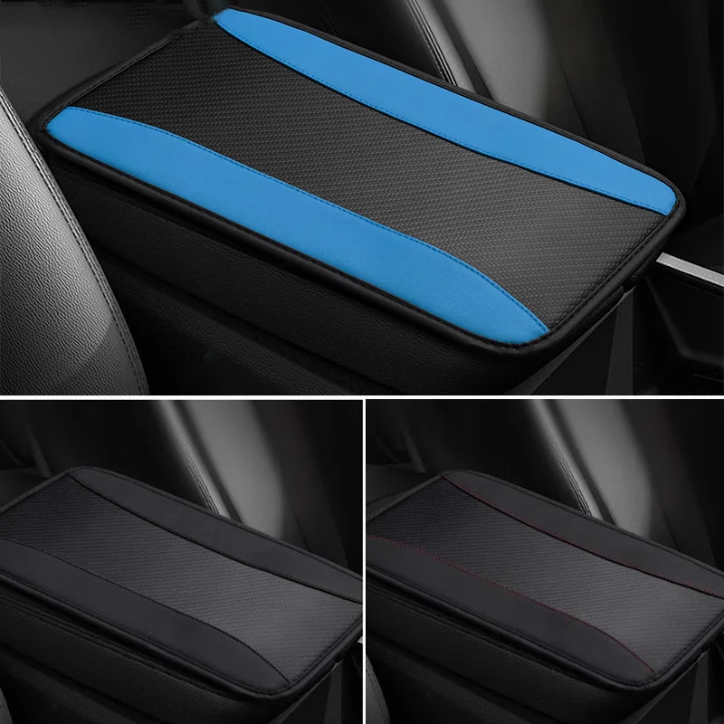 Car Armrests Cushion Protection Mat Dust Proof Waterproof car armrest pad for Ford ST STLine Focus x 2 3 Kuga FIESTA MONDEO Auto Accessories