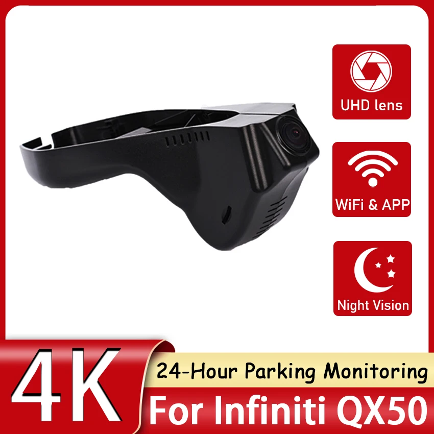 

New!UHD 2160P 4K Dash Cam Car DVR Wifi Camera For Infiniti 87mm QX50 QX60 QX70 QX30 Q50 Q60 Q70 ESQ FX30D FX35 EX25 EX37 G35 G37