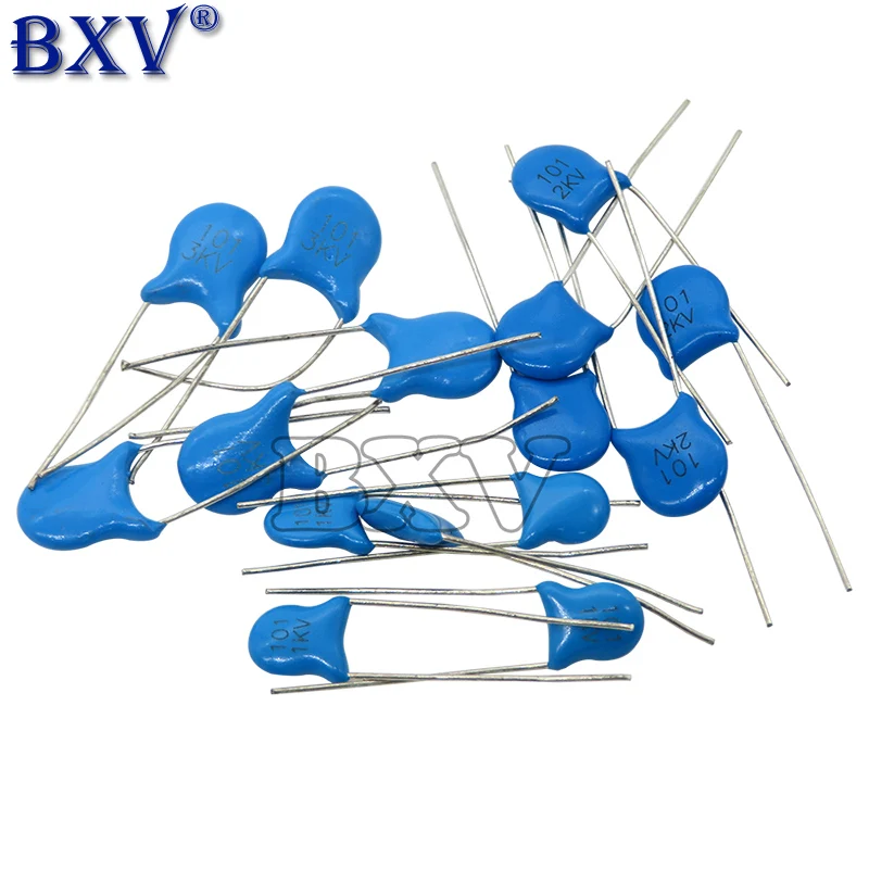 Ceramic Capacitor High Voltage Capacitor 20PCS High Voltage Ceramic Capacitor 1KV 2KV 3KV 5PF 30PF 47PF 56PF 100PF 220PF 1NF 2.2NF 3.3NF 4.7NF 10NF 100NF 471 222 223 103