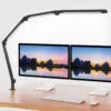 LED Desk Lamp with Clip, Multi-Angle Flexible 4-Segment 3-Light Source Office Desk Lamp, Table Lamp for Home Office Studio 1