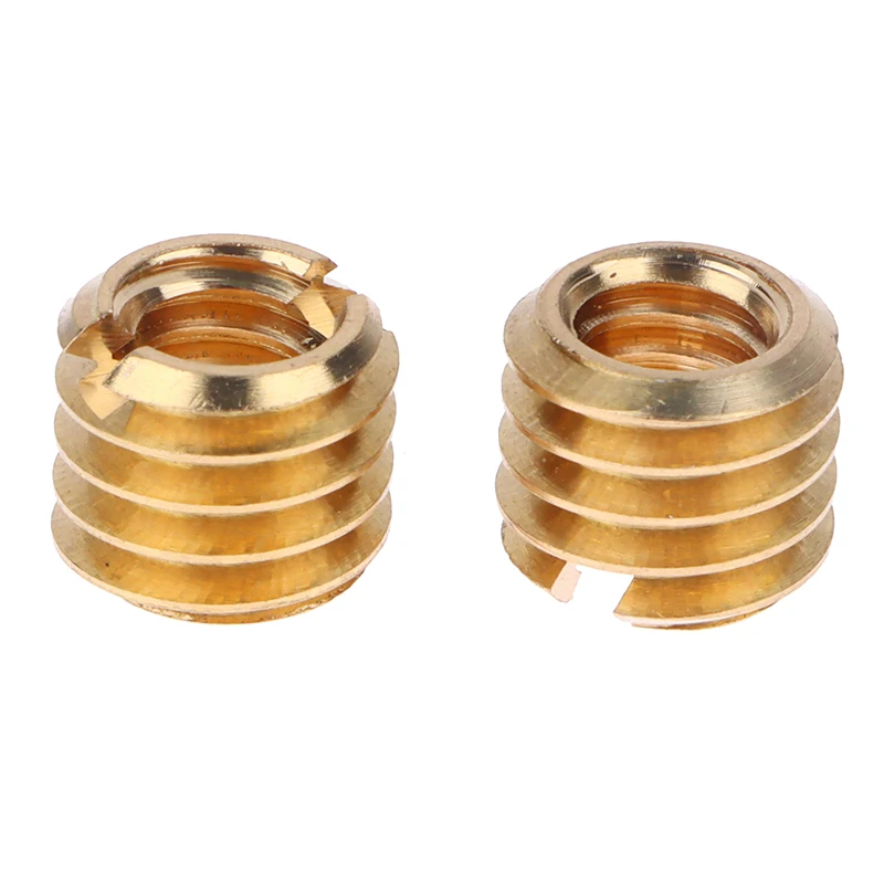 Metal Screw Adapter Screw Mount Adapter 10 Pcs 1/4 Inch To 3/8 Inch Convert Standard Reducer Bushing DSLR Camera Camcorder Tripod Monopod