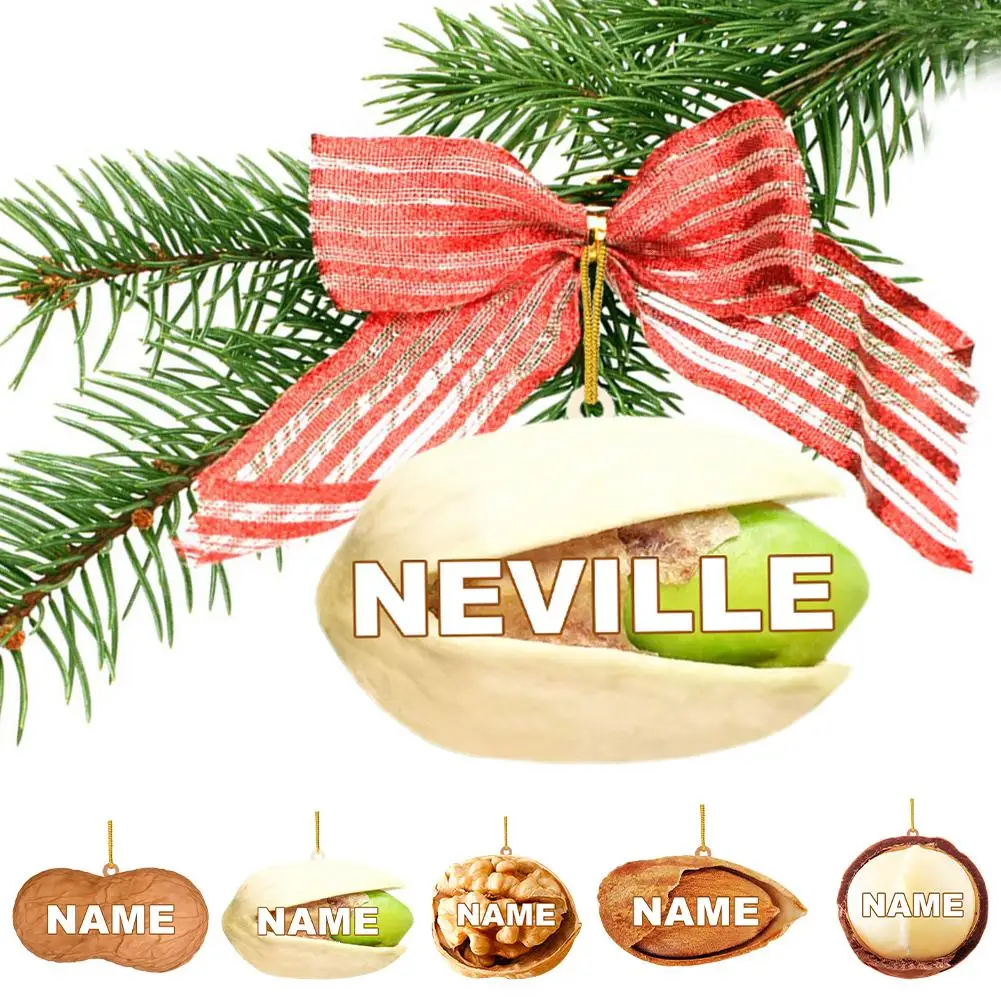 

New Home Ornament 2023 Xtmas Ornament - Private Customization Nut Cute Tree Christmas Charm Pendant Pendant Car I1T8