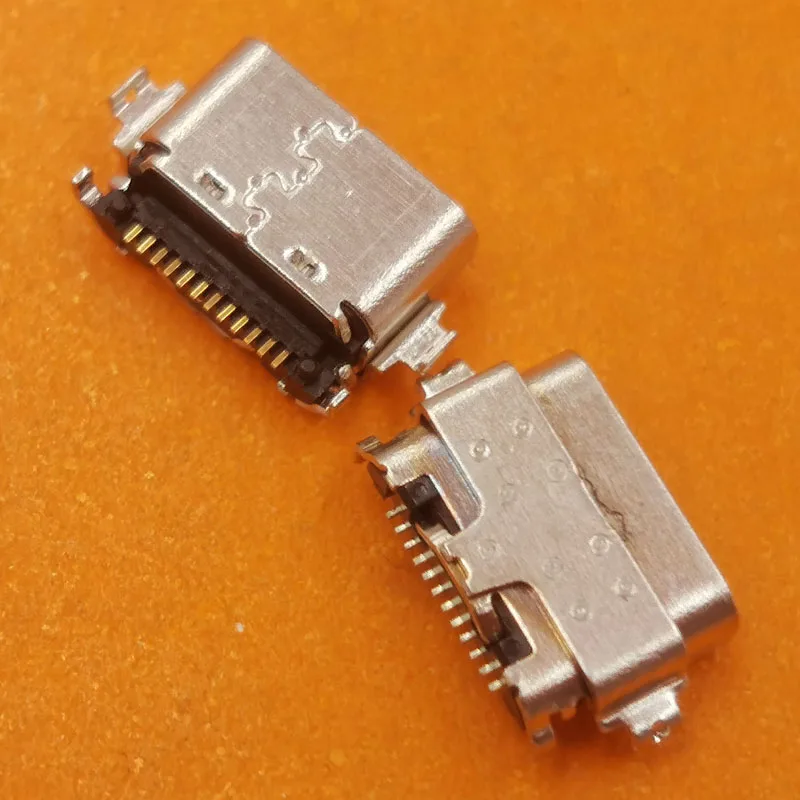 

10Pcs Charging Dock Port USB Charger Plug Connector Jack Type C Conatct For TCL Tab 10S 9081X 9081 9080 9080G