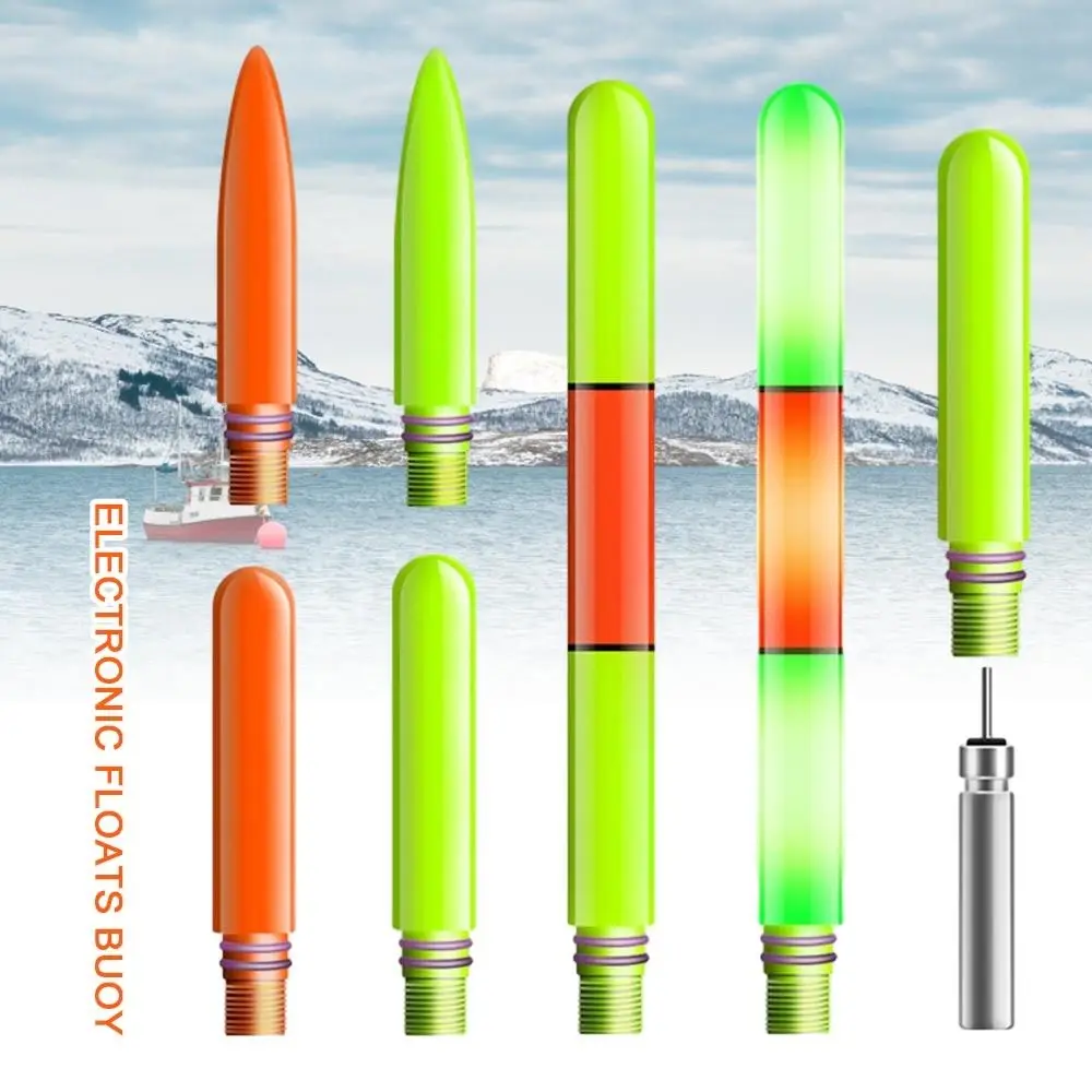 Flotteur électronique LED intelligent pour la pêche, capteur lumineux à changement de couleur, haut de ligne