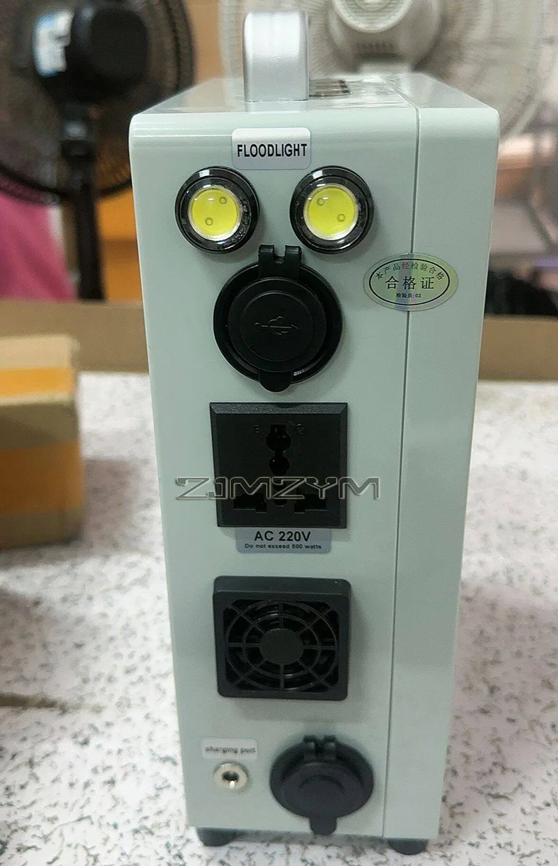 핸드 크랭크 발전기 고출력 500W 대용량 USB 휴대폰 충전 보조배터리 야외용 DC12V 120W 수동 발전기