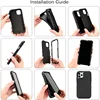 ShockProof Defender Case for iPhone 16 15 14 13 12 11 Pro Max Plus 7 8 plus X XS MAX XR Armor Cover Case Holster 4