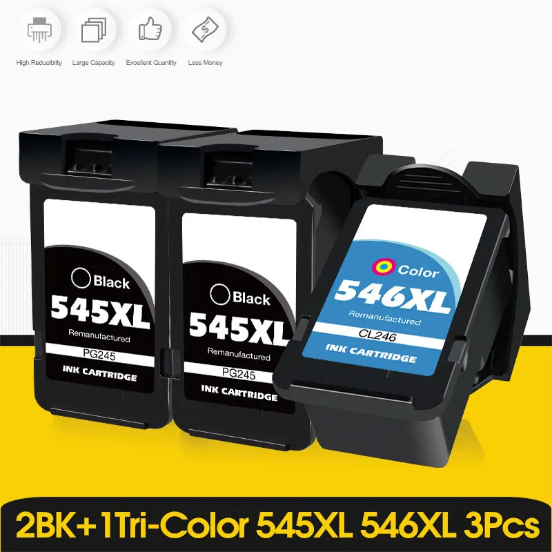 Sostituzione Cartuccia D'Inchiostro Alizeo Pg 545 Per Canon Pg545 Pg 545 Per Pixma Mg3050 2550 2450 2550S 2950 Mx495
