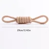 S29cc1c3ae47e4631b640a754f61a7c19y.jpg Dog Chew Toy Cotton Rope Ring - Molar Teeth Cleaning, Durable Braided Rope Knot, Teeth Care for Small Medium Large Dogs,
